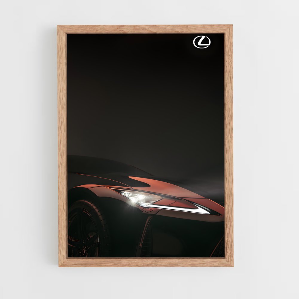 Poster nuit de mystérieuse – affiche Lexus (vue 4)